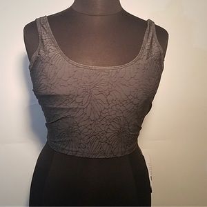 Fabletics crop top and capris legging set.